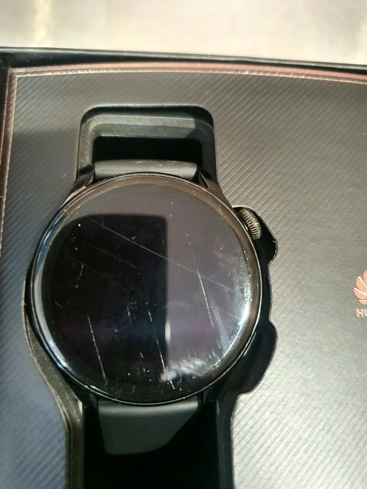 Huawei Watch 3, 46 mm, Silicone Strap, Black.