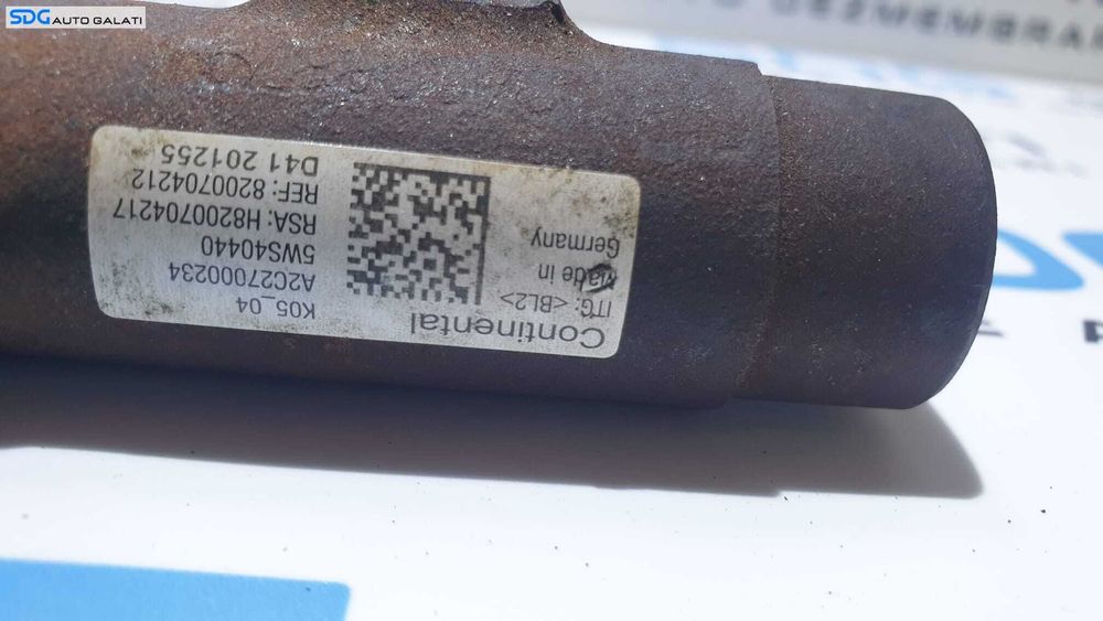 Rampa Presiune Injectoare Distribuitor Carburant Motorina cu Senzor Presiune Dacia Duster 1.5 DCI 2010 - 2017 Cod A2C27000234 8200704212 5WS40440 H8200704217 601023902753  [S0169]