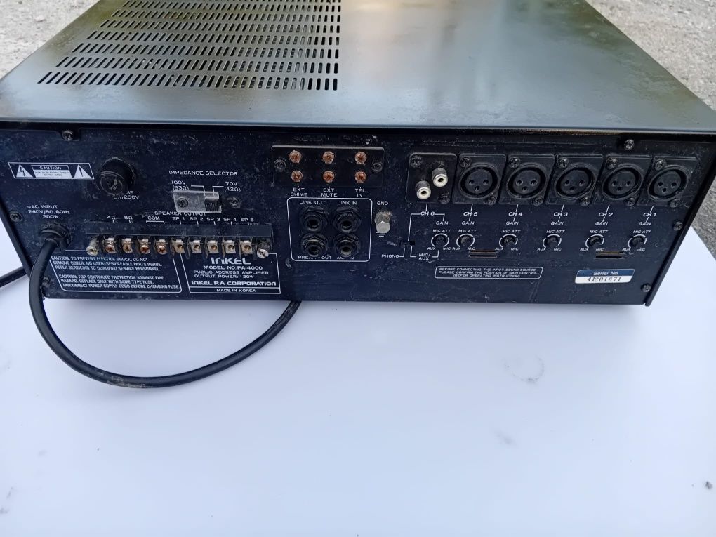 Amplificator INKEL PA-4000