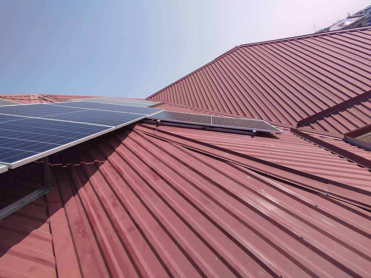 Quyosh panel podkluch ustanovka - установка солнечных панелей