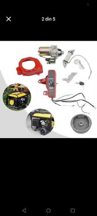 Jucărie kit pornire motor generator/motocultor