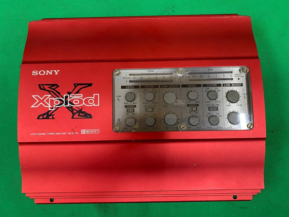 Amplificator auto Sony X Plod XM 504OX 2/3/4 canale  old school Japan