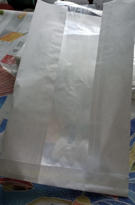 Крафт пакет с окошкой 2000 сум штук