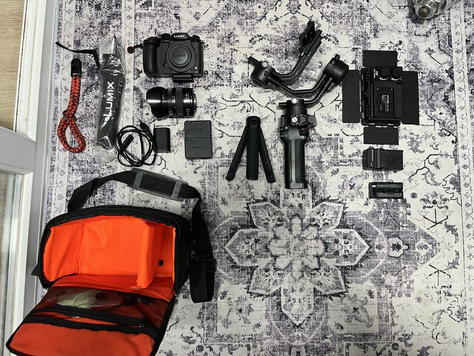 Продаю камеру panasonic lumix gh 5 , стабелизатор DJI ronin-sc2