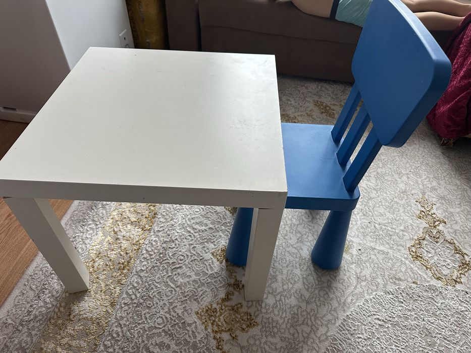 Детский стол и стульчик мамонтенок