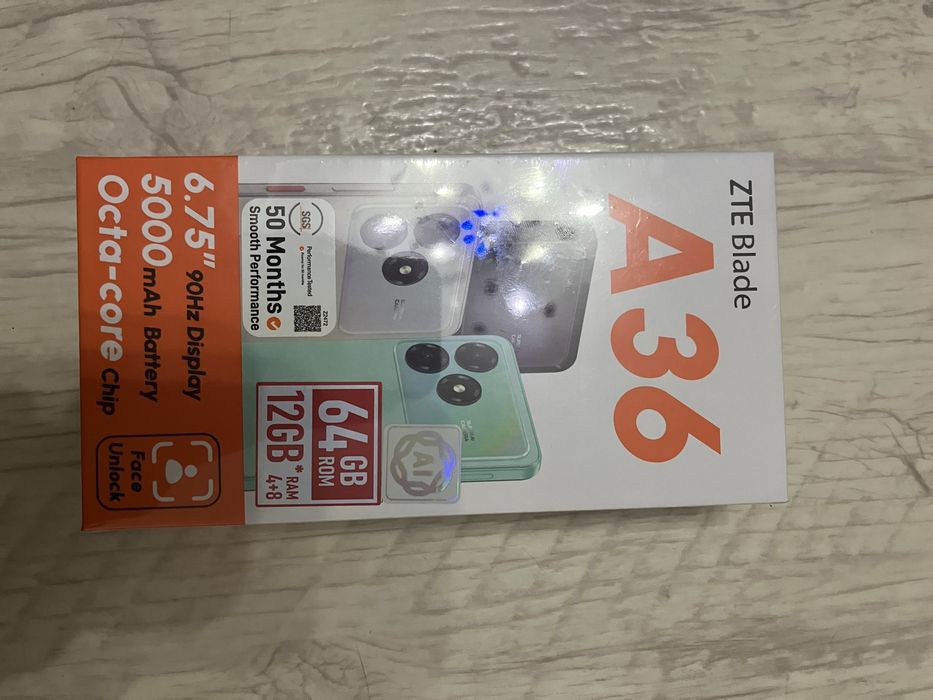 Продам Телефон ZTE Blade A36 (64+4ГБ)