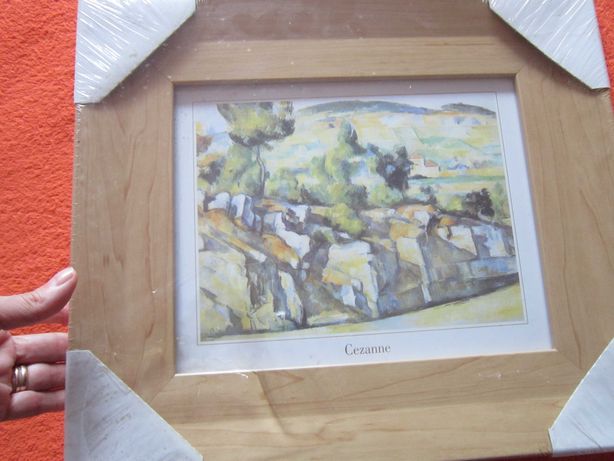 tablou vintage- Cezanne -print cu licenta, Germania-un cadou inedit