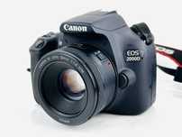 Фотоапарат CANON EOS 2000D + Canon EF Lens 50mm 1:1.8 STM