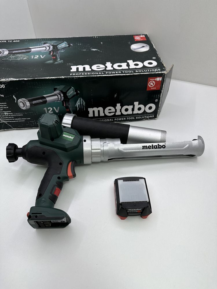 Metabo KPA 12 400 pistol pentru silicon cu acumulator 12 V 4.0 Ah Nou