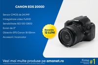 Aparat Foto Canon EOS 2000D - BSG Amanet & Exchange