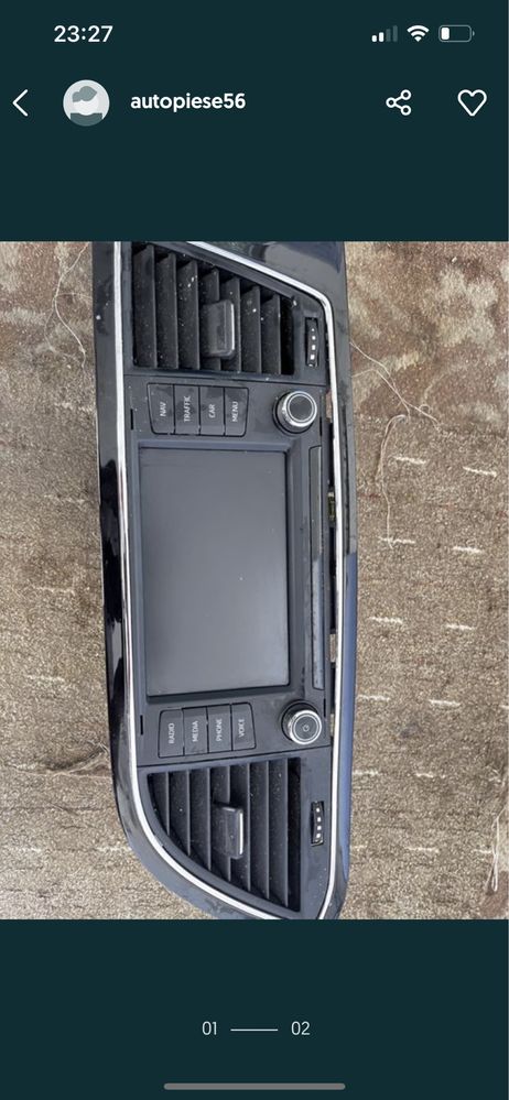 Display navigatie seat leon 5 f piese dezmembrari