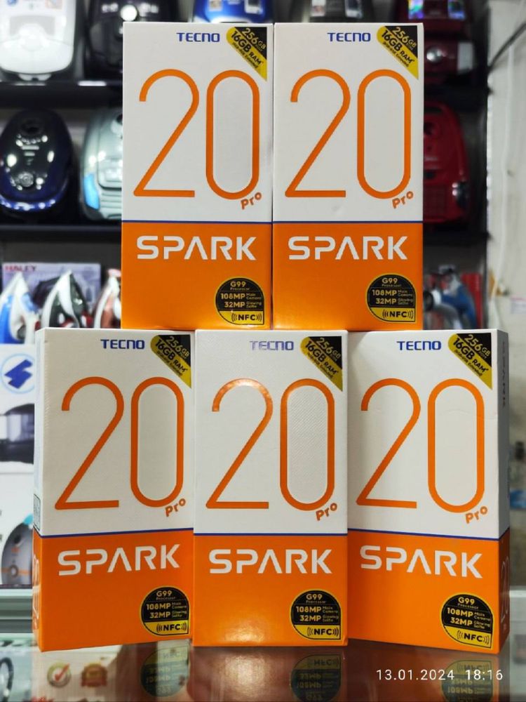 Продается Tecno Spark 20 Pro год гарантия+доставка