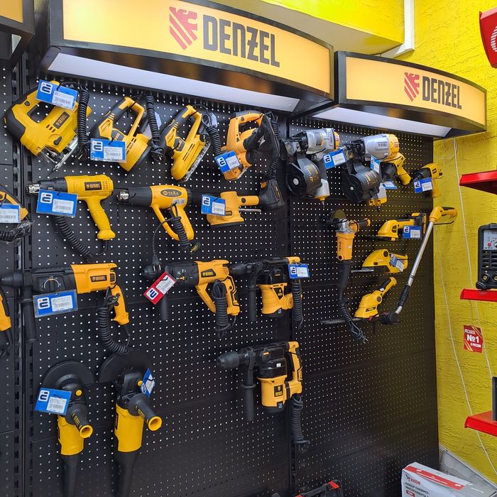 Болгарка, Лобзик, Фен, Рубанок от Denzel/Дензел! Бесплатная доставка!