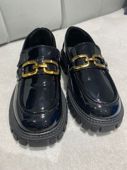 Черни мокасини нови