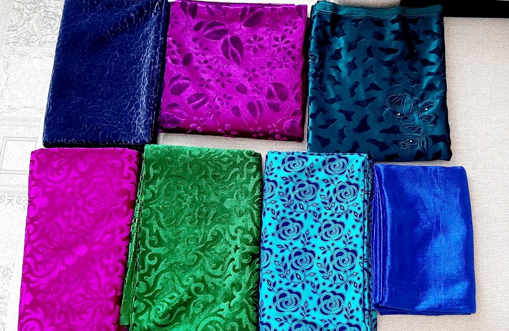 Отрезы разные велюр, шерсть, х/б