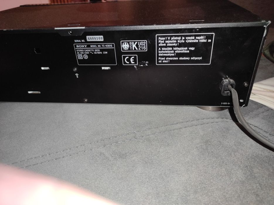 Триглав Дек SONY TC K561S