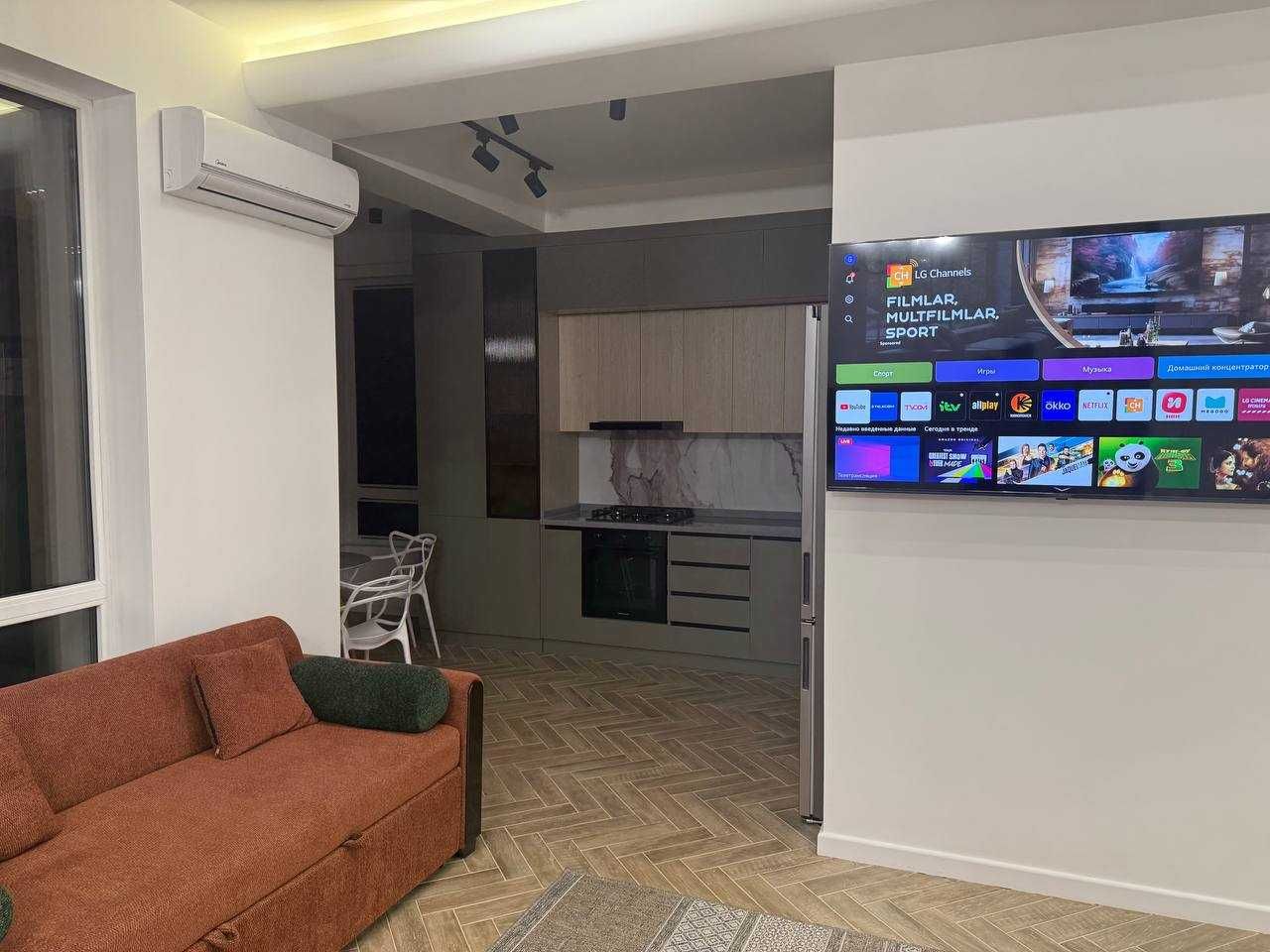 аренда студия 54 м2 в ЖК премиум класса “Yunusabad Residence