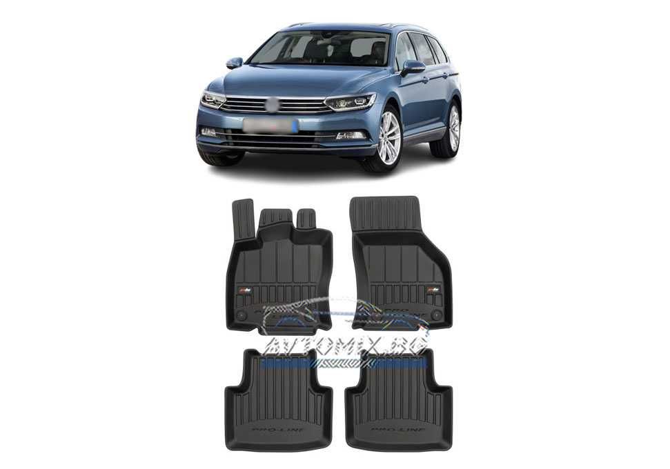 Гумени стелки зa VW Passat 8, 2014-2022 г., ProLine 3D