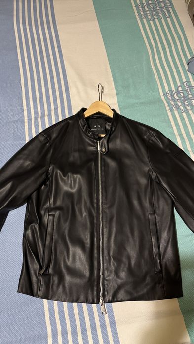 Geaca Emporio Armani piele