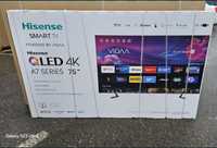 Срочно продается новый телевизор Hisense A7 inch 75 Qled 4 K