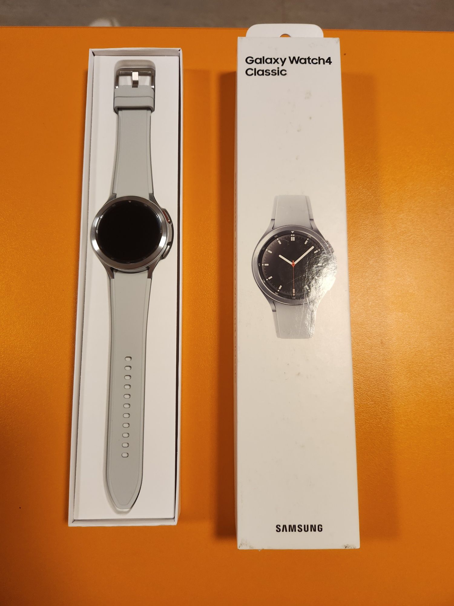 Samsung Watch4 Clasic R890N 46mm Silver, resigilate ,factura, garantie