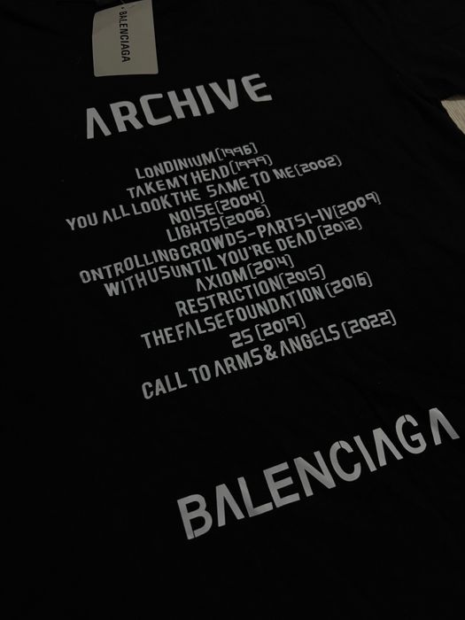 Tricou balenciaga archive