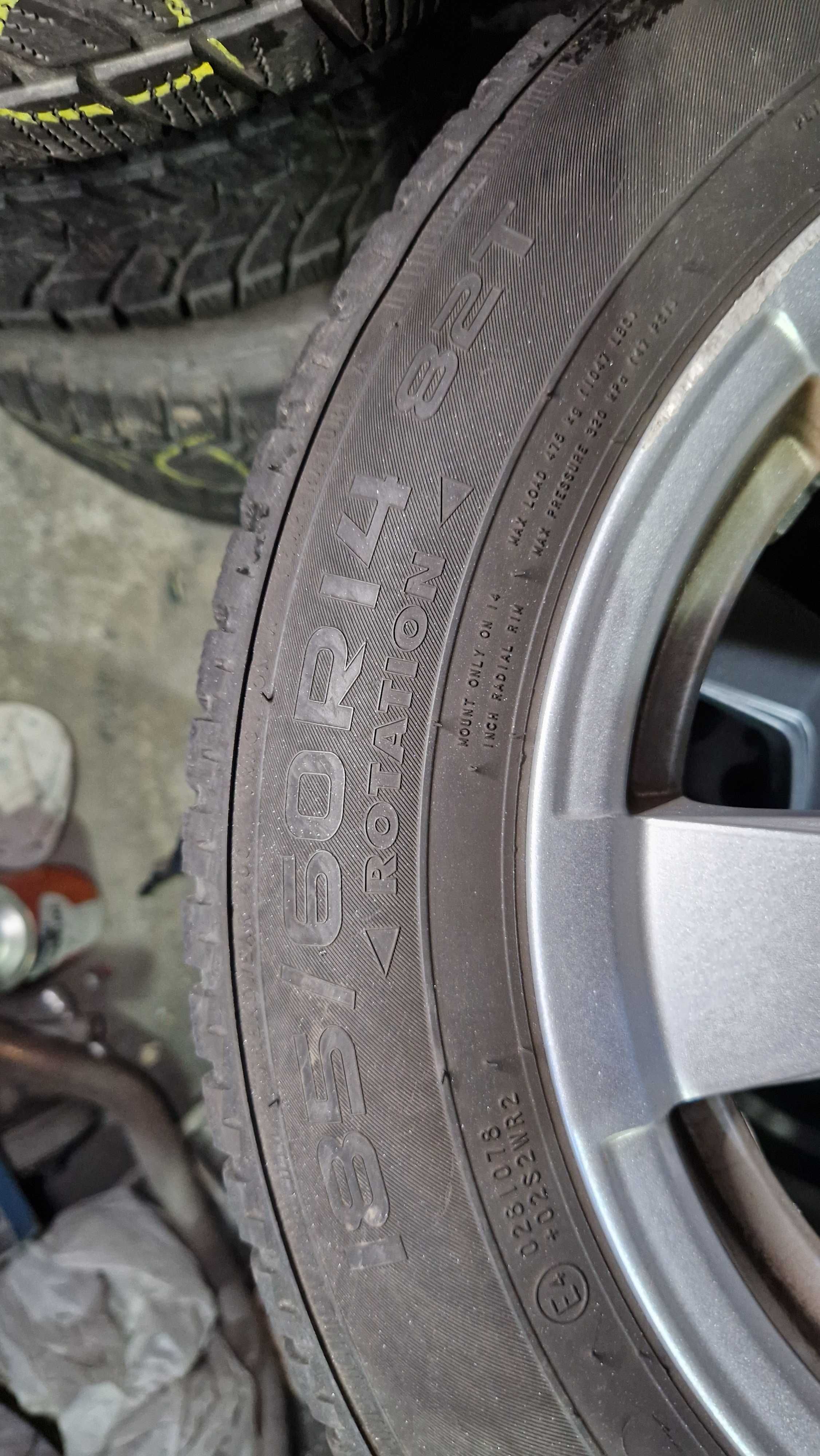 SEAT IBIZA жанти със зимни гуми 185/60/14 6J ET36 5×100 ЦО 56,6
