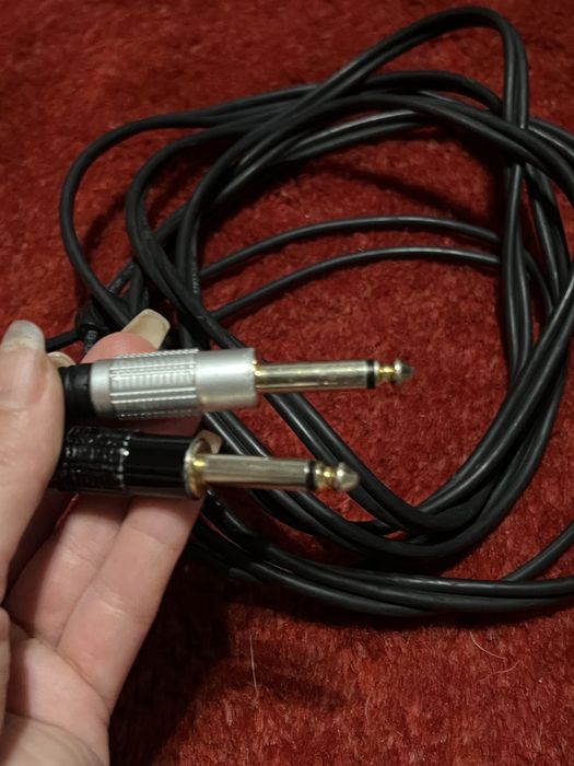 Cablu audio stereo Bespeco 3m jack 3,5 cm cu 2 x jack 6