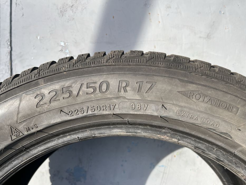 4 бр. зимни гуми 225/50/17 Michelin A5 6,5 mm DOT 1917