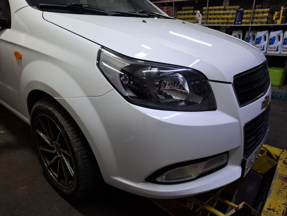 Фары на нексию 3 2 вида миднайд и мат блейк новые с гарантии