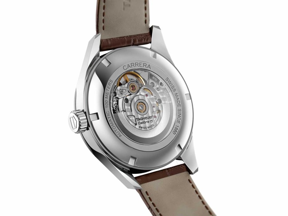 TAG HEUER CARRERA Calibre 5 DAY-DATE WAR201D Мъжки Часовник Нов ориг.