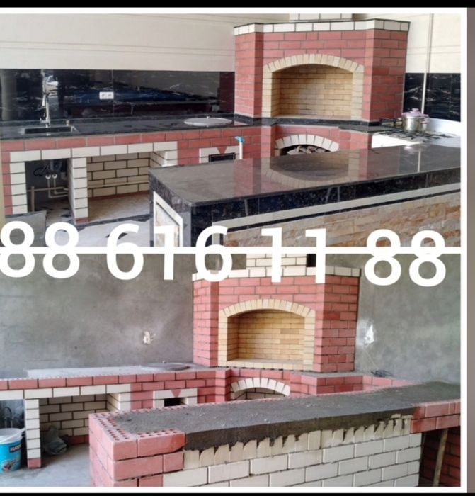 Летняя кухня камин очаг барбекю тандыр