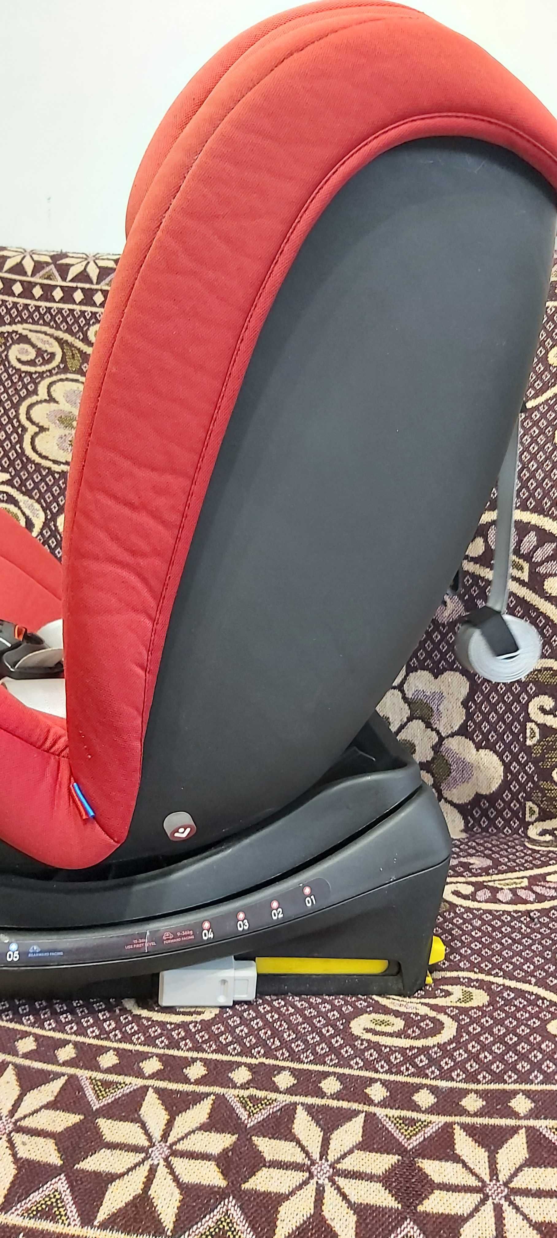 Scaun auto ISOFIX, rotativ 360, Wunderkid Miami, 0-36 kg, Rosu