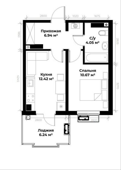 Продам квартиру в Ассалом Жомий от Голоден Хаус