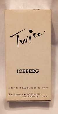 Vintage TWICE ICEBERG Eau De Toilette, Vaporisateur, 50 ml, NOU