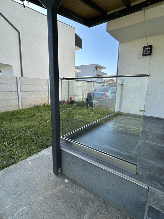 Vand geamuri terasa duble transparente securizate