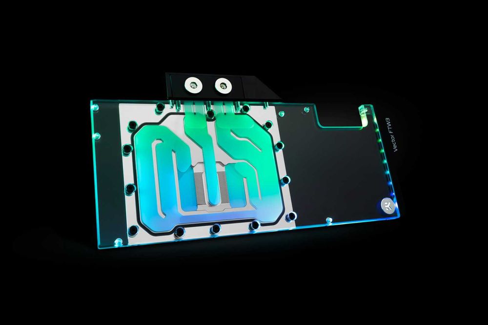 Waterblock EK-Quantum Vector + Active Backplate FTW3 3080/3080Ti/3090
