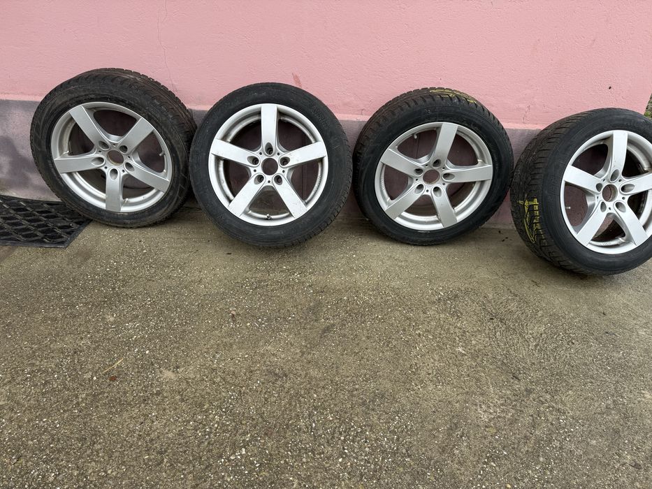 Jante 17 “ BMW cu cauciucuri de iarna in conditii excelente