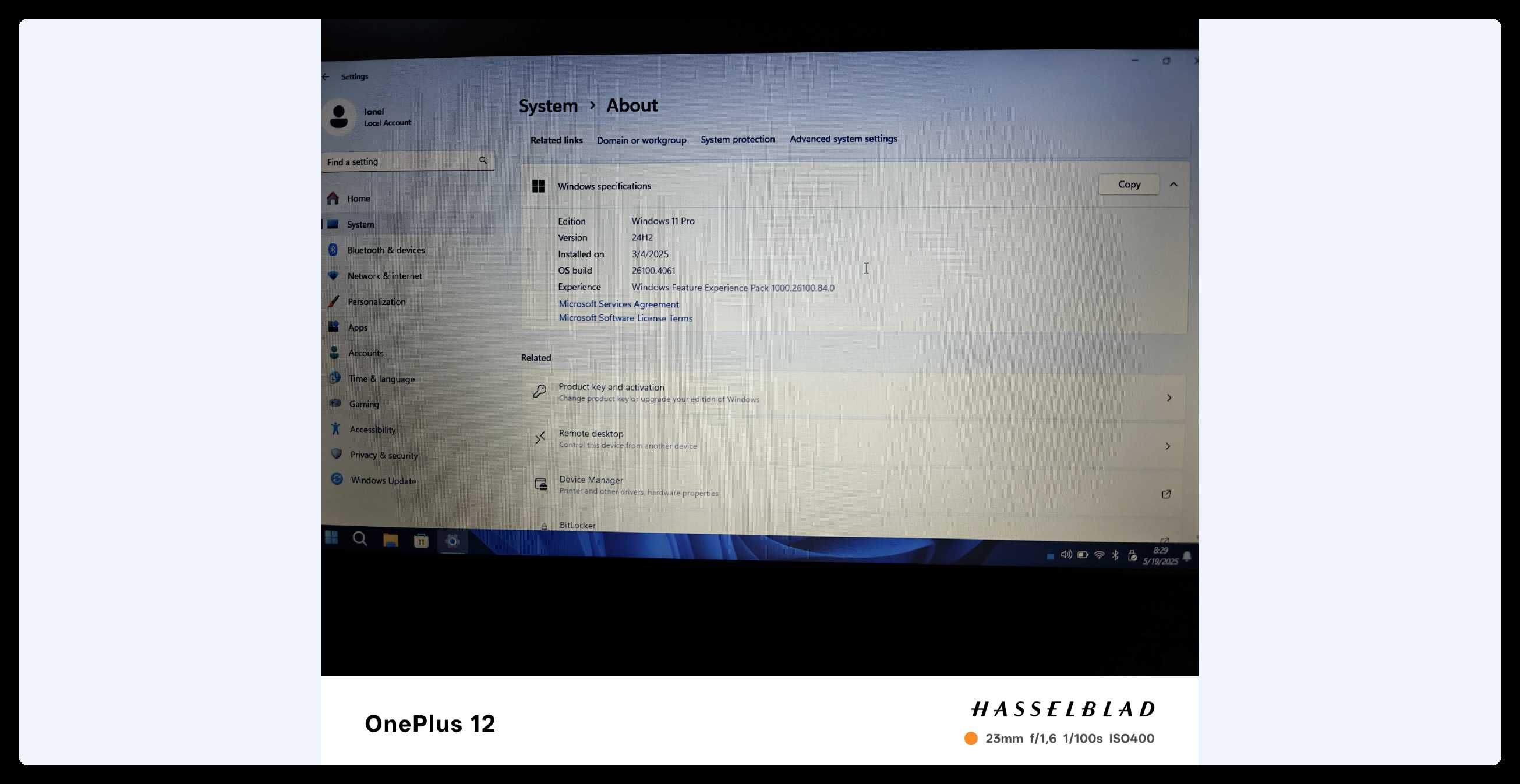 Laptop ASUS P2540UA,I3-7100,16GB RAM