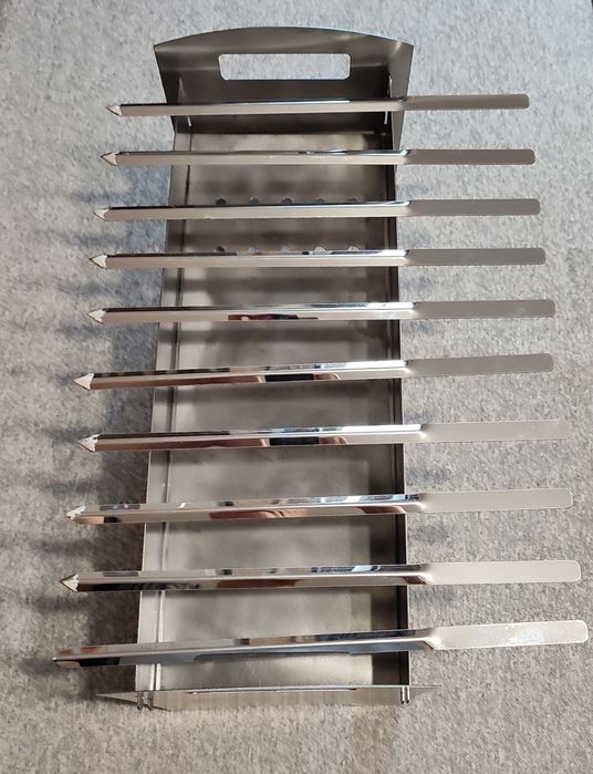 Мангал разборный качественный с шампурами