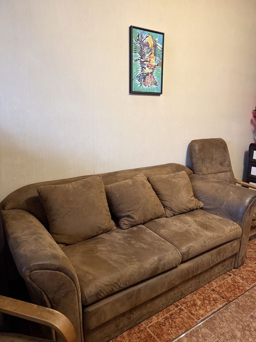 Диван с 2 кресла