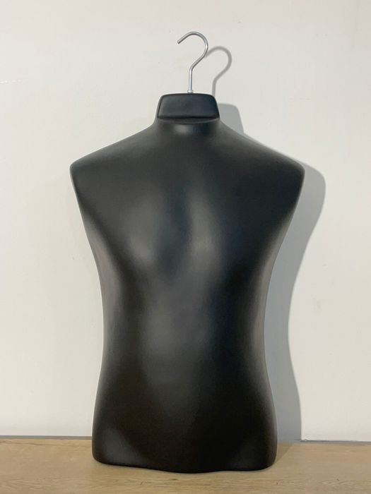 10 Buc. Manechin Tors Masculin Negru; Bust Expunere