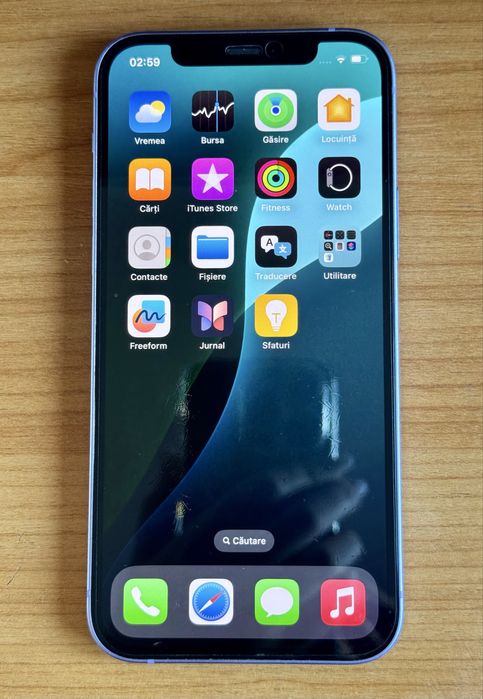 Iphone 12 128 gb purple impecabil