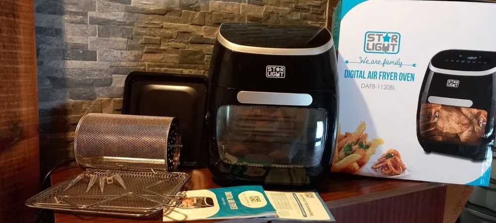 Фритюрник без мазнина XXL Star-Light Airfryer DAFB-1120BL, 2000W, 11 л