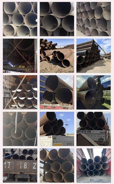 Трубы стальные новые и б/у восстановленные, труба стальная от 219 мм