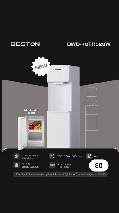 Куллери от фирмы Beston BWD-30TC528G