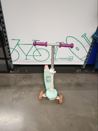 Trotinetă B1 500 Alb-Verde - produs resigilat - (SecondHand) Decathlon