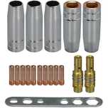 Set 18 accesorii pistolet M15 cu conector euro sudura MIG cu sarma