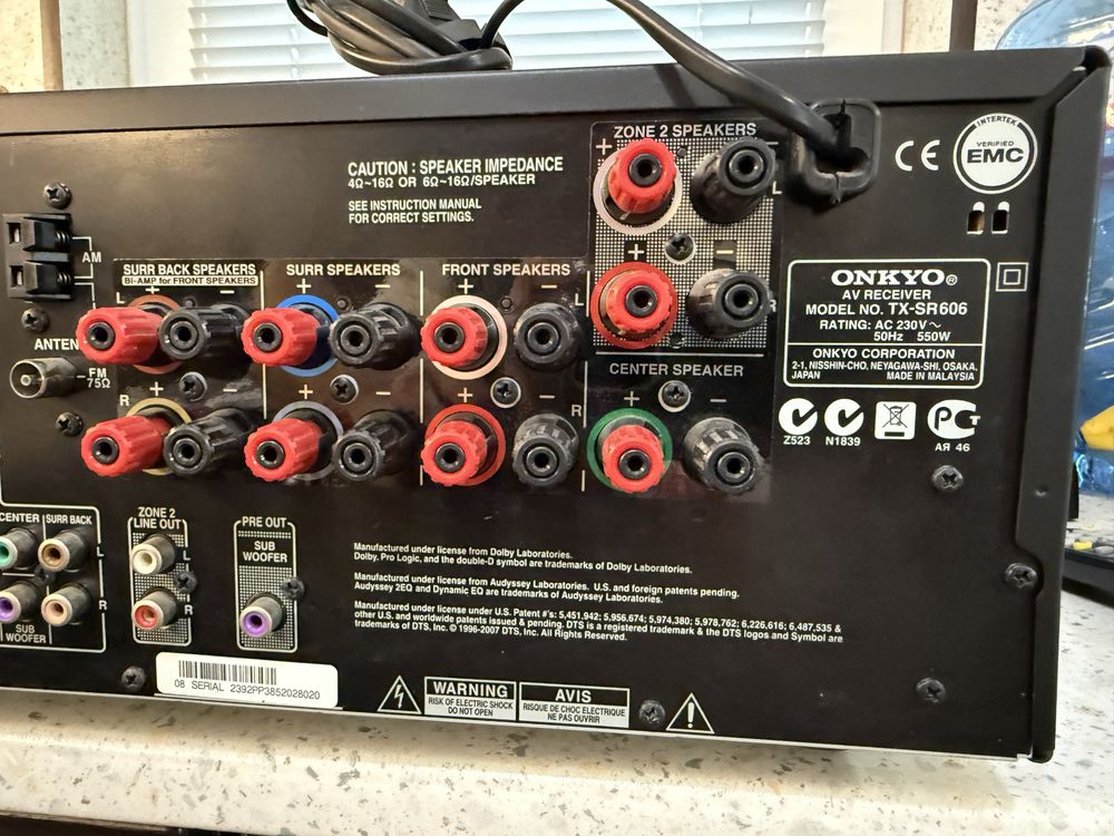 Onkyo TX-SR 606 многоканален ресивър