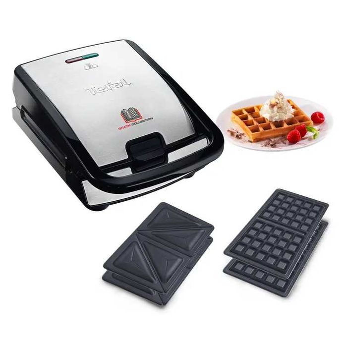 Tefal Gaufrier Колекция Гофретник закуски Inox 700W
